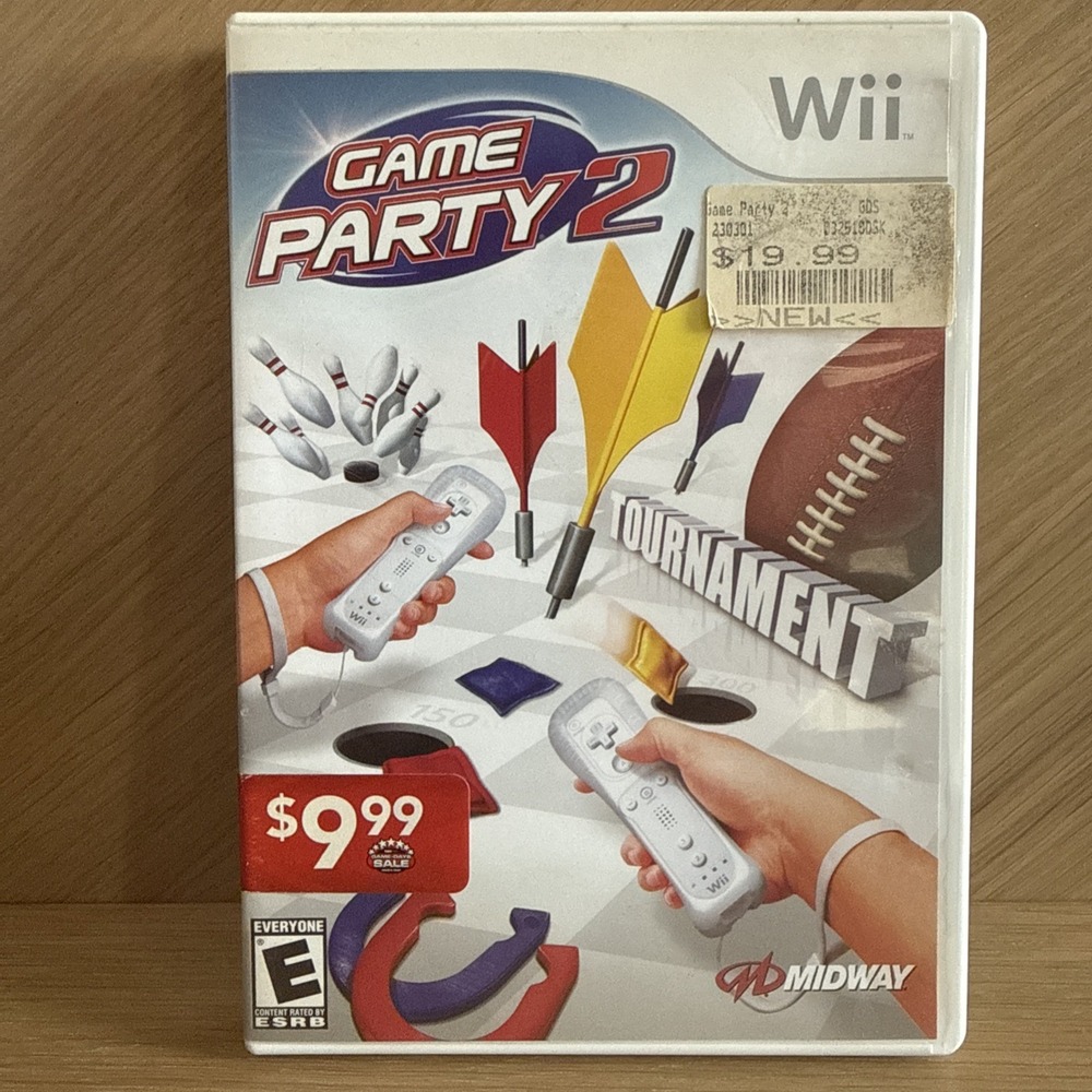 Game Party 2 (Nintendo Wii) Complete in‎ Box CIB - Tested